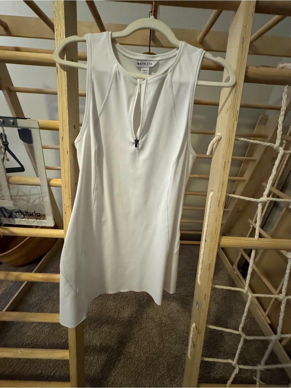 Sleeveless Zip-Front Active Dress